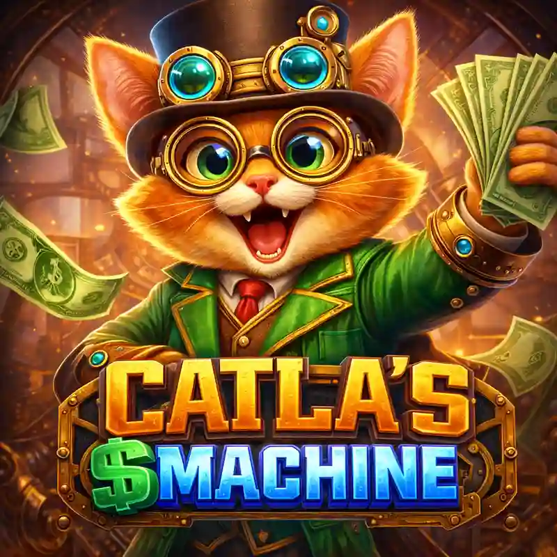 CATLA'S MONEY MACHINE Slot Game Banner 777ph